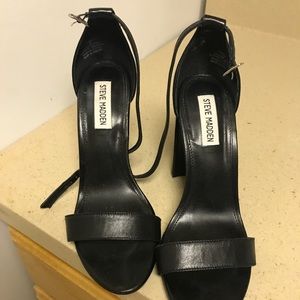 Steve Madden strap heel open toe